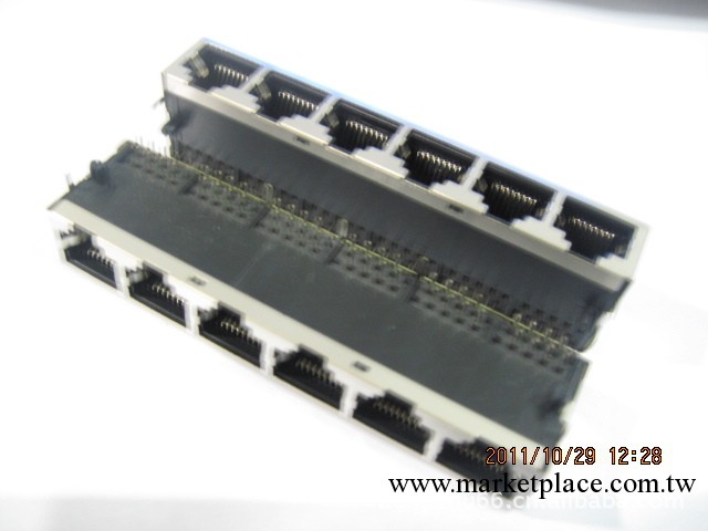 網絡接口插座連接器RJ45-5903-10P8C-6L-A工廠,批發,進口,代購