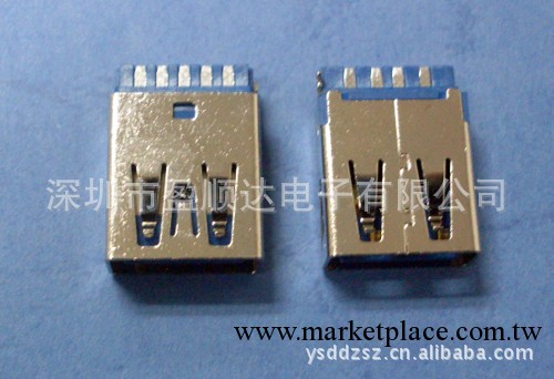 USB  3.0 A母180度焊線式,USB連接器,汽車連接器,手機插頭　工廠,批發,進口,代購