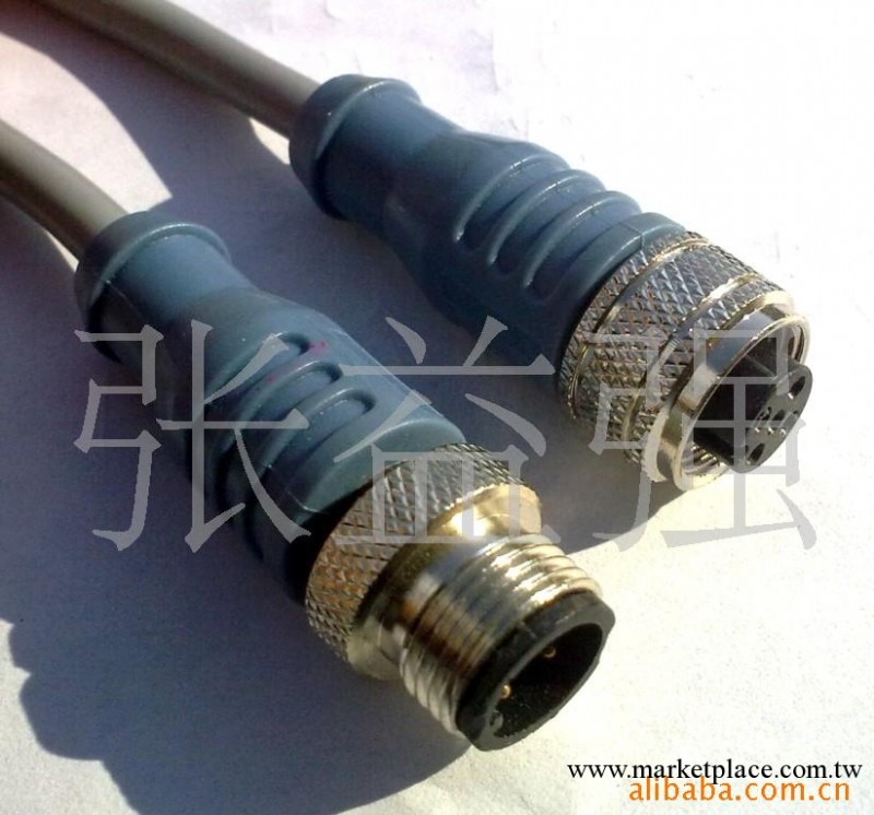 供應M12防水航空插頭 M12圓形連接器工廠,批發,進口,代購