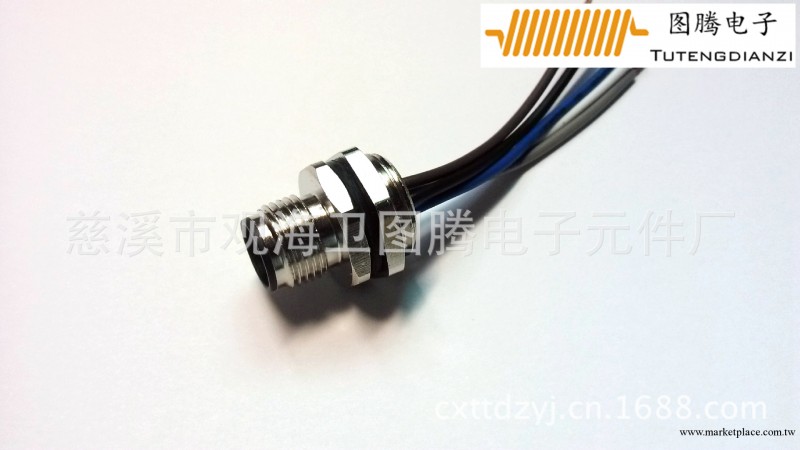 M12連接器 接插件 法蘭座工廠,批發,進口,代購