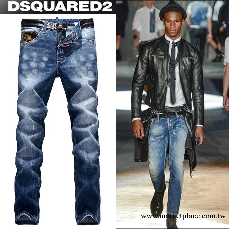 Dsquared2春夏t臺男士走秀款牛仔褲 韓版小腳褲 D2修身男褲01工廠,批發,進口,代購