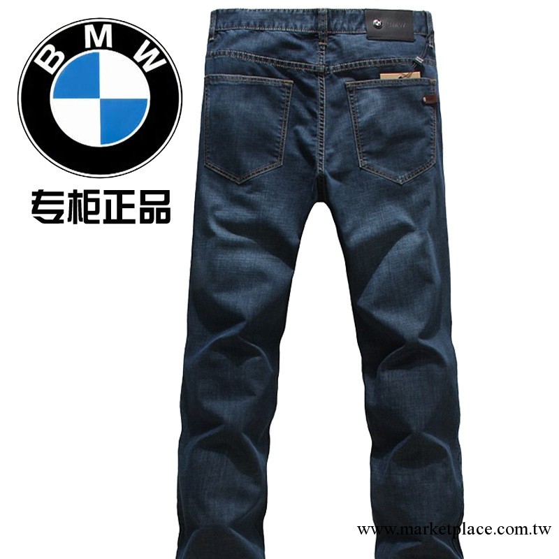 2013新款BMW寶馬男士牛仔褲正品男裝天絲棉修身直筒時尚男褲薄款工廠,批發,進口,代購
