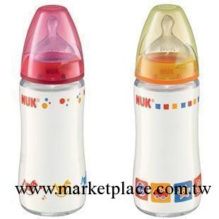 德國NUK奶瓶 嬰兒寶寶用品 新生兒奶瓶  寬口耐高溫玻璃奶瓶240ML工廠,批發,進口,代購