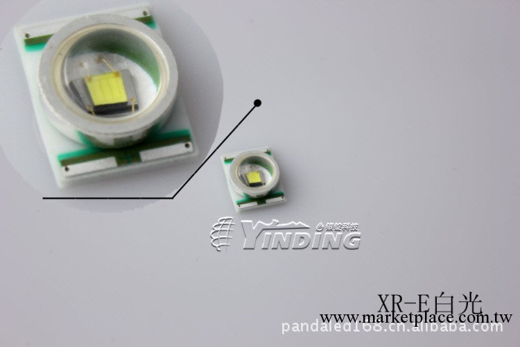 CREE XRE Q5 R2白光 手電筒led燈珠 大功率led led發光二極 led工廠,批發,進口,代購