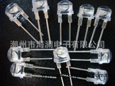 0.75W8MMLED燈珠70流明！LED燈珠供應8MM草帽白光LED (圖)工廠,批發,進口,代購