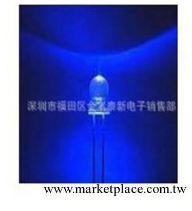 LED發光二極管 3MM白發藍短腳 32/K!工廠,批發,進口,代購