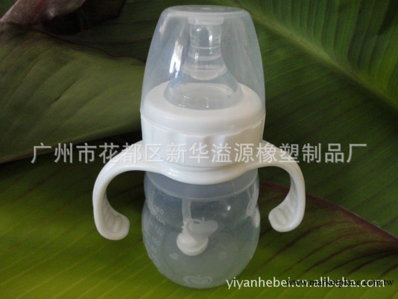 廠傢供應液體矽膠寬口奶瓶 嬰兒用品 嬰兒奶瓶 矽膠奶瓶YYGJ-2工廠,批發,進口,代購