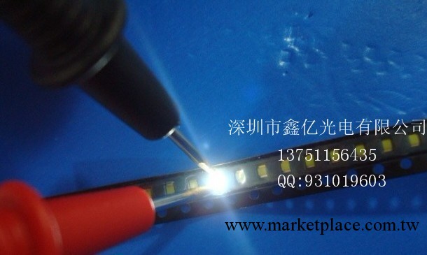 發光二極管SMD LED 0805白燈工廠,批發,進口,代購