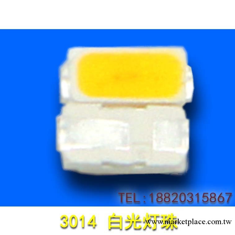 SMD LED 3014燈珠 色溫 2900K-3100K 亮度 11-12 lm 標準產品工廠,批發,進口,代購