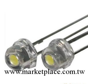 供應4.8mm草帽白光LED發光二極管.led(金牌LED)工廠,批發,進口,代購