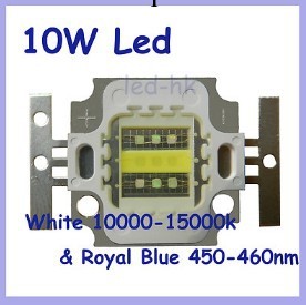 led集成10W白光+藍光 臺灣晶元35mil工廠,批發,進口,代購