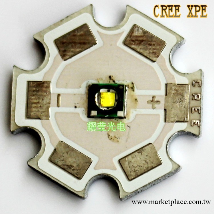 CREE XPE Q3 Q4 Q5 R2 WC/WB  大功率LED燈珠 科銳LED LED 1W 3W批發・進口・工廠・代買・代購
