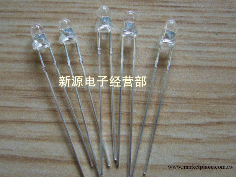 全新LED燈 F3白發翠綠 發光管 3MM 白發翠綠 發光二極管工廠,批發,進口,代購