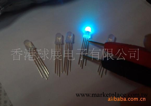 供應原裝正品 Kingbright 5MM全彩 5MMRGB 全彩LED工廠,批發,進口,代購