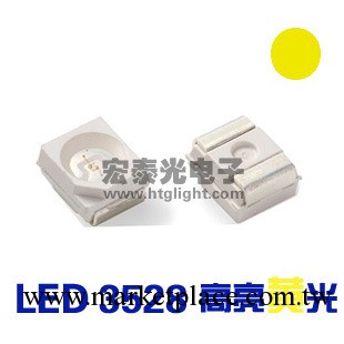 廠傢直銷 3528 LED黃光黃色黃燈1210發光二極管 高亮LED貼片工廠,批發,進口,代購