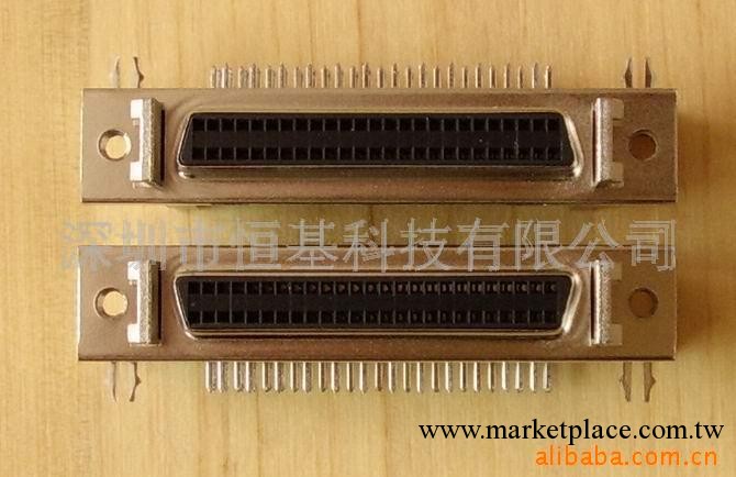 供應MDR50PIN 90度彎插式母座SCSI連接器(圖)工廠,批發,進口,代購