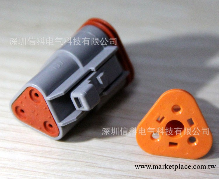原裝正品deutsch 德馳汽車連接器 DT06-3S工廠,批發,進口,代購