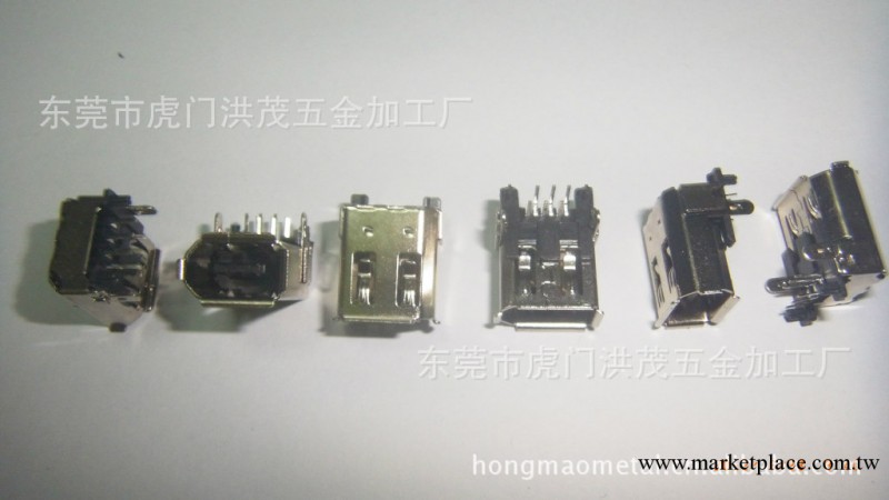 1394 6F 90° 銅殼 連接器工廠,批發,進口,代購