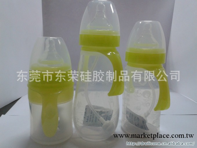 2013新款卡通矽膠奶瓶 廠傢直銷 寬口徑140/240ML 嬰兒用品工廠,批發,進口,代購