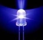 供應5mm長腳藍光LED　F5圓頭藍色高亮發光二極管工廠,批發,進口,代購