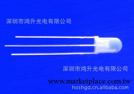 供應大量5mm黃蘭雙色霧狀LED/ LED紅綠雙色/雙色LED工廠,批發,進口,代購