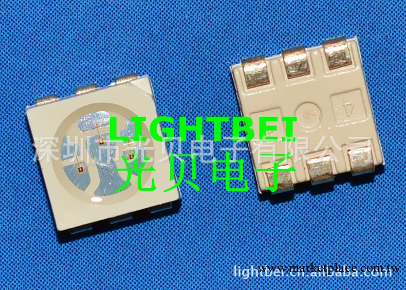 廠傢直銷5050藍燈LED 5050藍色 LED燈珠 高亮度 發光LED燈珠工廠,批發,進口,代購