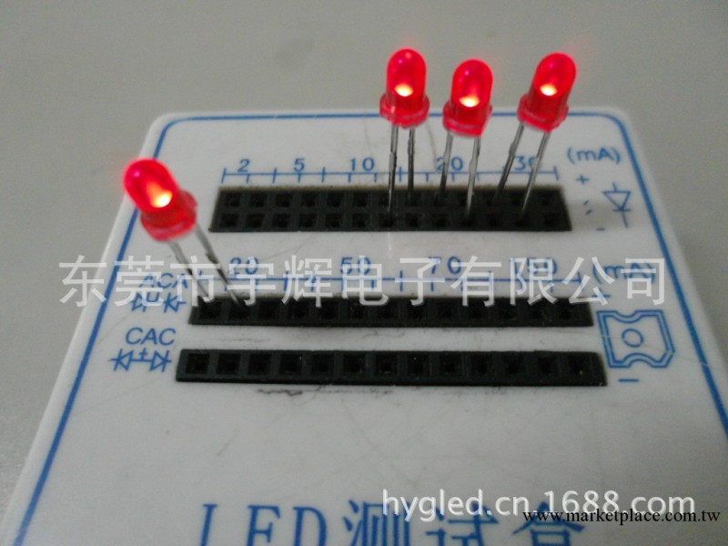 廠傢直銷 3MM 5MM 紅發紅普亮短腳LED  庫存現貨銷售工廠,批發,進口,代購