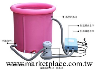 自動加熱嬰兒遊泳池成人恒溫折疊80*80 化療藥療池最新專利i遊泳工廠,批發,進口,代購