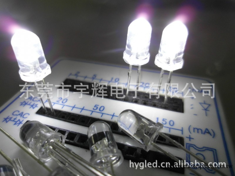 全網最低價 5MM白光LED 超亮  庫存現貨銷售工廠,批發,進口,代購