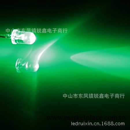 【廠傢供貨】5MM超高亮白發翠綠LED發光二極管工廠,批發,進口,代購