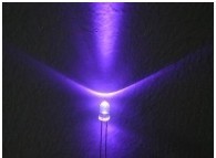 專業生產 3MM紫光 紫色led 驗鈔專用發光二極管 led燈珠 生產廠傢批發・進口・工廠・代買・代購
