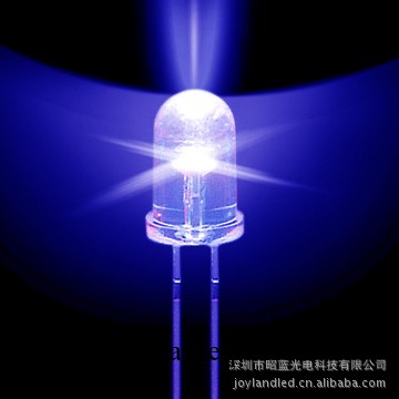 現貨供應5MM藍發藍LED 發光二極管工廠,批發,進口,代購