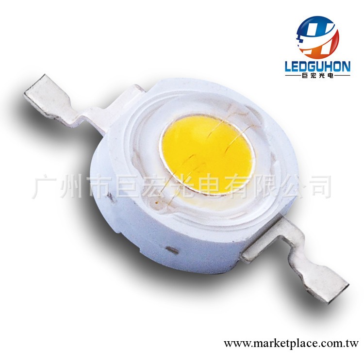 供應大功率3W暖白光LED 暖色工廠,批發,進口,代購