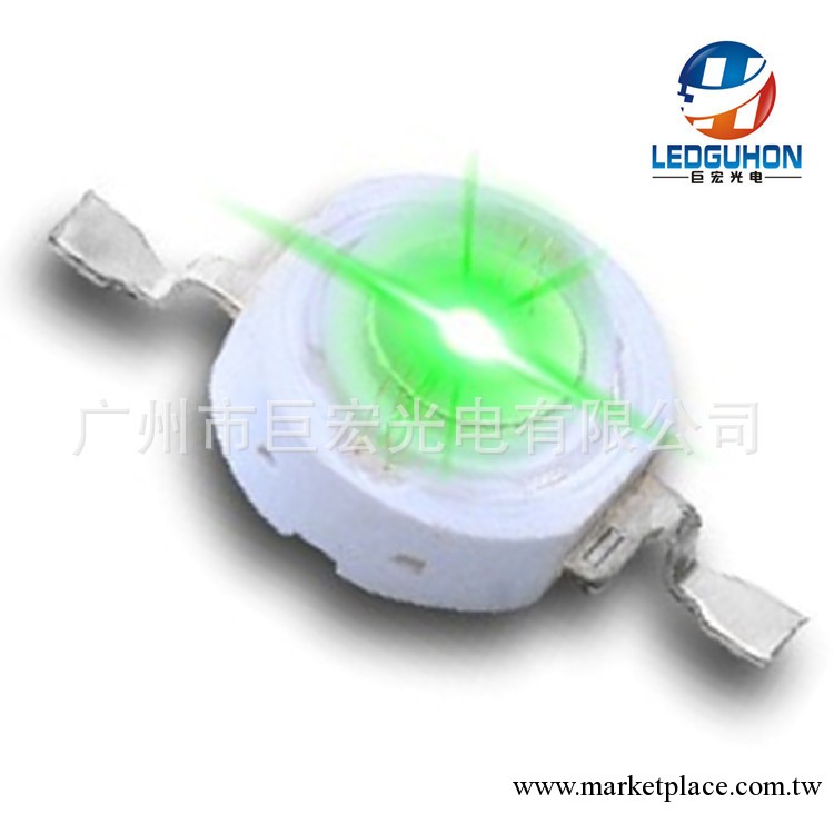 供應大功率3W綠燈 LED封裝專業廠傢直銷工廠,批發,進口,代購