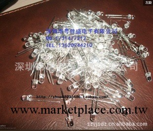 供應5MM白發紅光短腳高亮LED發光二極管大量現貨工廠,批發,進口,代購