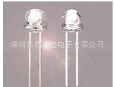 供應5MM草帽白光有邊短腳高亮LED 1200-1400MCD工廠,批發,進口,代購