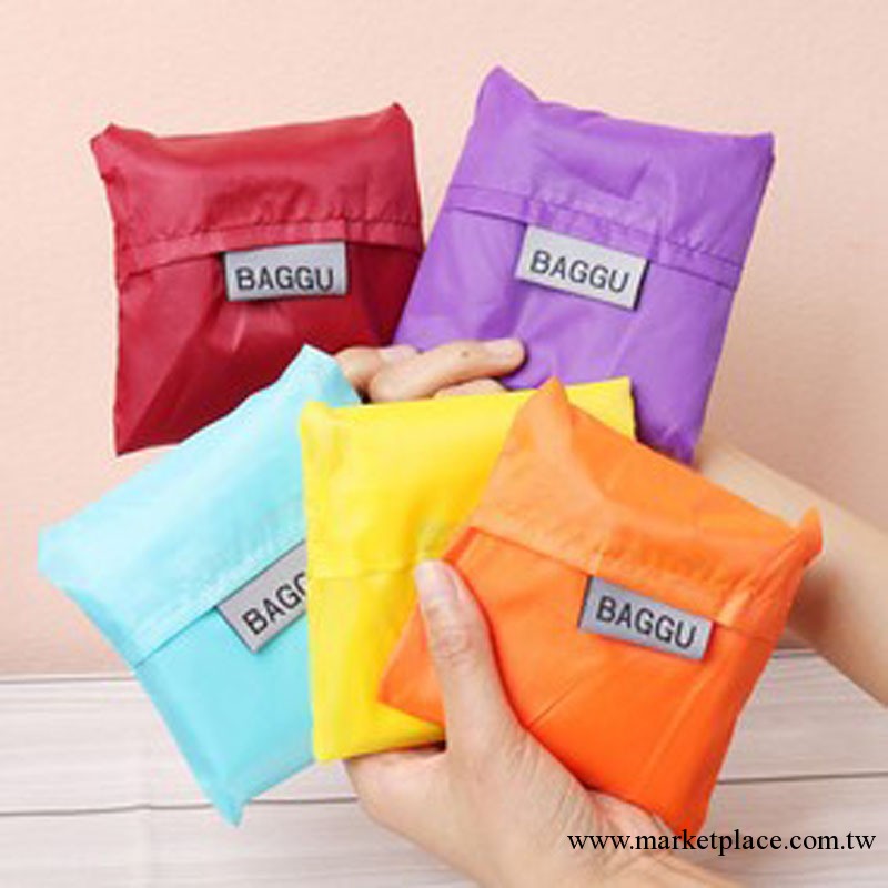 時尚實用 彩色尼龍可折疊背心 日本BAGGU環保購物袋 收納袋工廠,批發,進口,代購