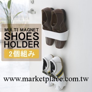 日本木暉 創意磁吸壁式鞋架 節省空間收納鞋架（2個裝）B490G工廠,批發,進口,代購