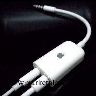 apple/蘋果iphone ipod MP3 一轉二分頻線 音頻分頻器 情侶分頻線工廠,批發,進口,代購