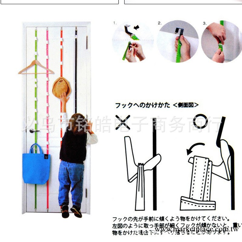 可自由調節門後收納掛帶/熱銷日本創意禮品收納袋/包包收納 TV工廠,批發,進口,代購