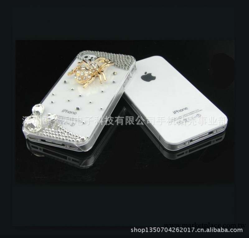 手機鉆殼 小蜘蛛 iphone5 水鉆殼 iphone 蘋果 5 蘋果手機鉆殼批發・進口・工廠・代買・代購