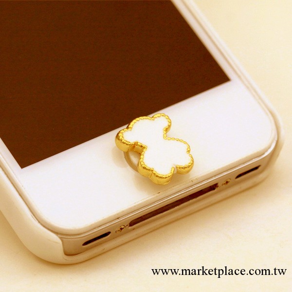 C79 新品 精致滴油 韓版可愛小熊系列手機按鍵貼 iphone 廠傢直銷工廠,批發,進口,代購
