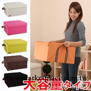 日本木暉estraria系列 雙拉鏈厚軟蓋收納箱 整理箱52cm-大號工廠,批發,進口,代購