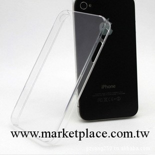 透明 貼鉆素材底殼 手機殼 iphone4手機殼 外殼 iPhone4s手機殼工廠,批發,進口,代購