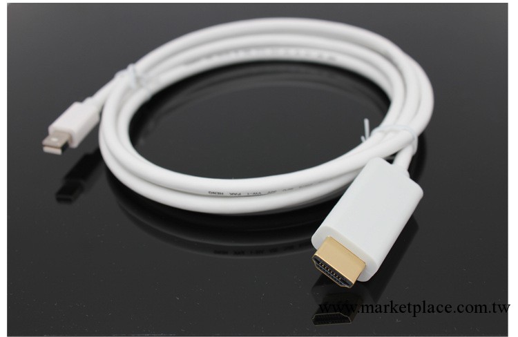 蘋果Mini displayport to HDMI雷電迷你dp轉hdmi轉接線Mac接電視批發・進口・工廠・代買・代購