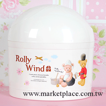 韓國正品泰迪熊Rollywind果皮桶桌面垃圾桶雜物收納桶迷你垃圾桶工廠,批發,進口,代購