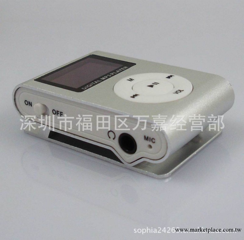 供應小屏夾子 4GB MP3  ipod clip mp3 players 蘋果MP3 2GB工廠,批發,進口,代購