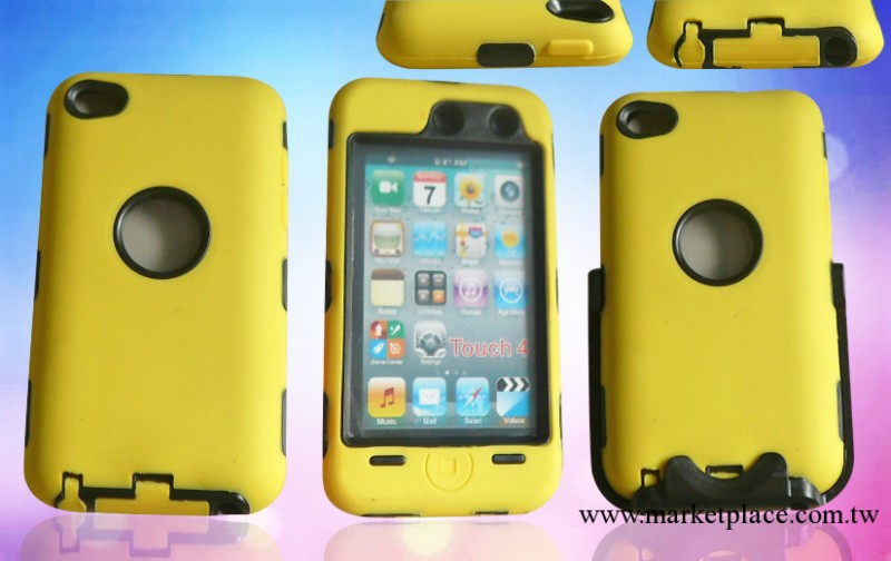 蘋果手機IPOD TOUCH 4帶夾具滑套機器人保護殼CASE工廠,批發,進口,代購