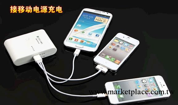 一出拖三萬能手機數據線 三合一多功能充電器 iphone5蘋果4s三星工廠,批發,進口,代購