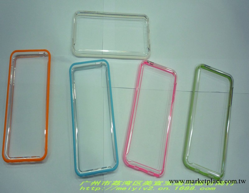 Bumpers ipod touch5雙色水晶邊框殼 糖果色邊框套 蘋果配件批發工廠,批發,進口,代購